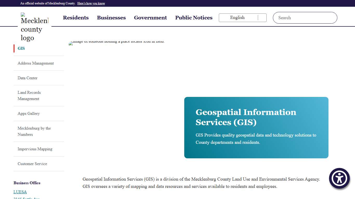 Geospatial Information Services (GIS) Geospatial Information Services